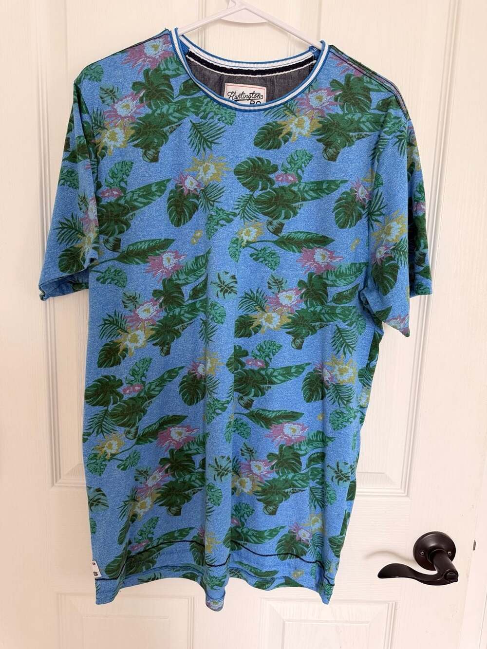 Huntington BC Surf Team Tropical Floral T-Shirt Size XL